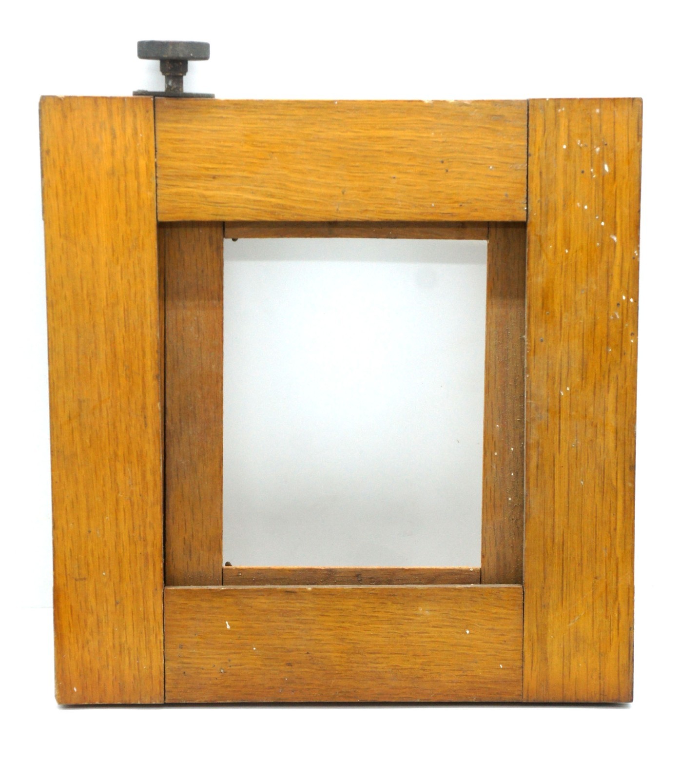 Wooden Ground Glass Plate 220 x 216 mm Hole 128`x 102 mm Large format camera