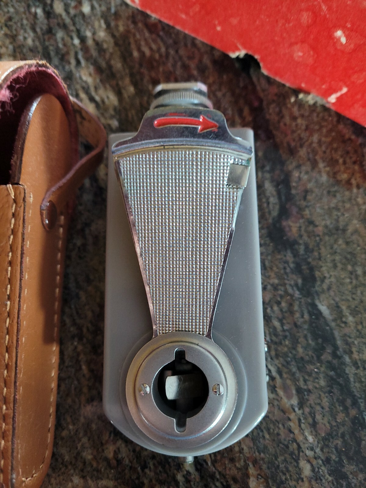 Vintage Mil-O Pocket Flash Gun With Case Untested As Is