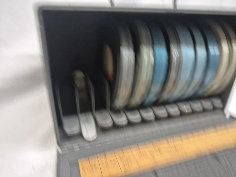 8MM Film Movie Reel Storage Case w/ Home Movie Worlds Fair 1962 Zoo Lake