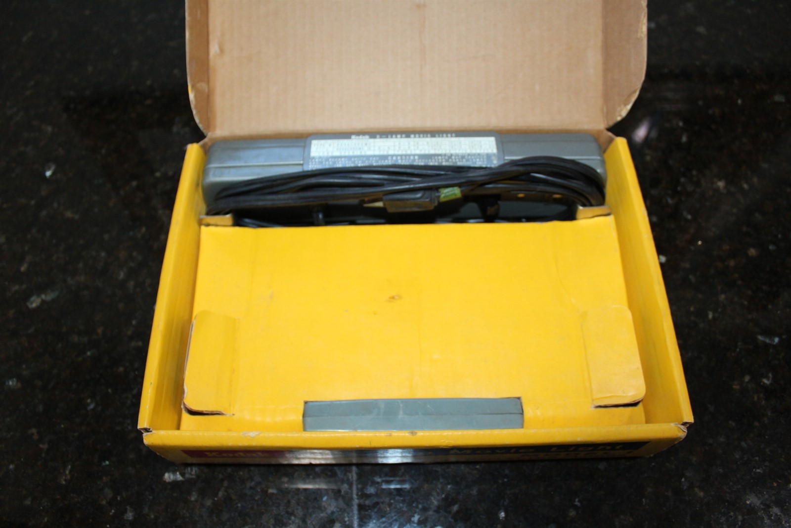 Vintage Kodak 3 Lamp Movie Light Model 1 In Original Box Working