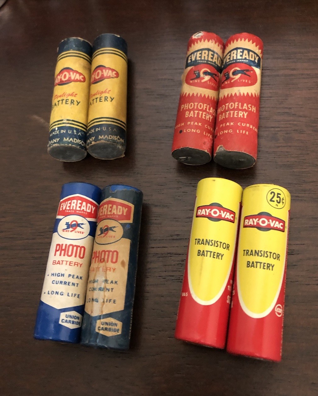 Vintage Photo Battery Lot Great Display Graphics Bright Star Eveready 16 Pcs