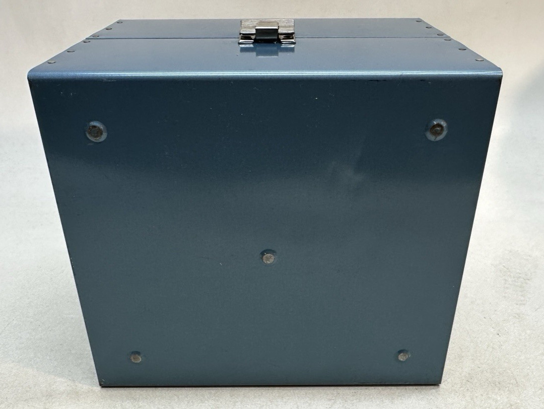 Bruce Dual 8mm Film Storage Case 12 Slot 4 Metal Reel Canister Korvette Scherer