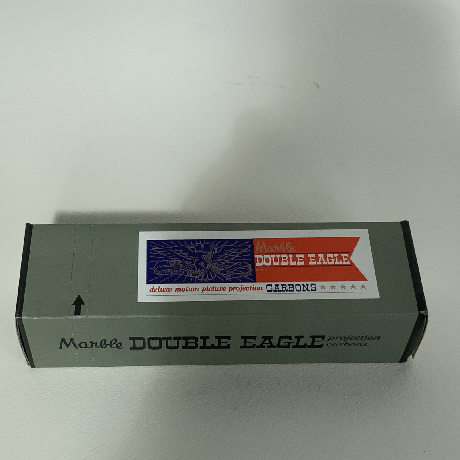 1 box 25 pcs Double Eagle CARBON ARC RODS 7/16″ x 9″ NEGATIVE projector