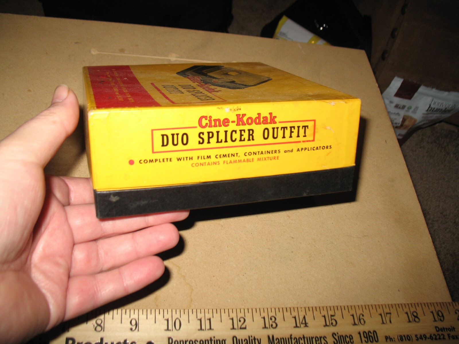 VTG CINE-KODAK DUO SPLICER OUTFIT BOX 8 & 16mm FILM SOUND & SILENT MOVIE CAMERA