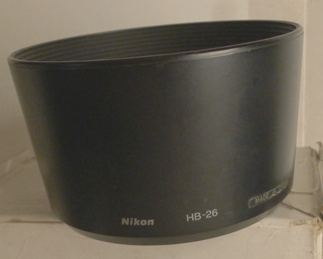 Nikon HB-26 Black Plastic Lens Hood For Nikon – Used