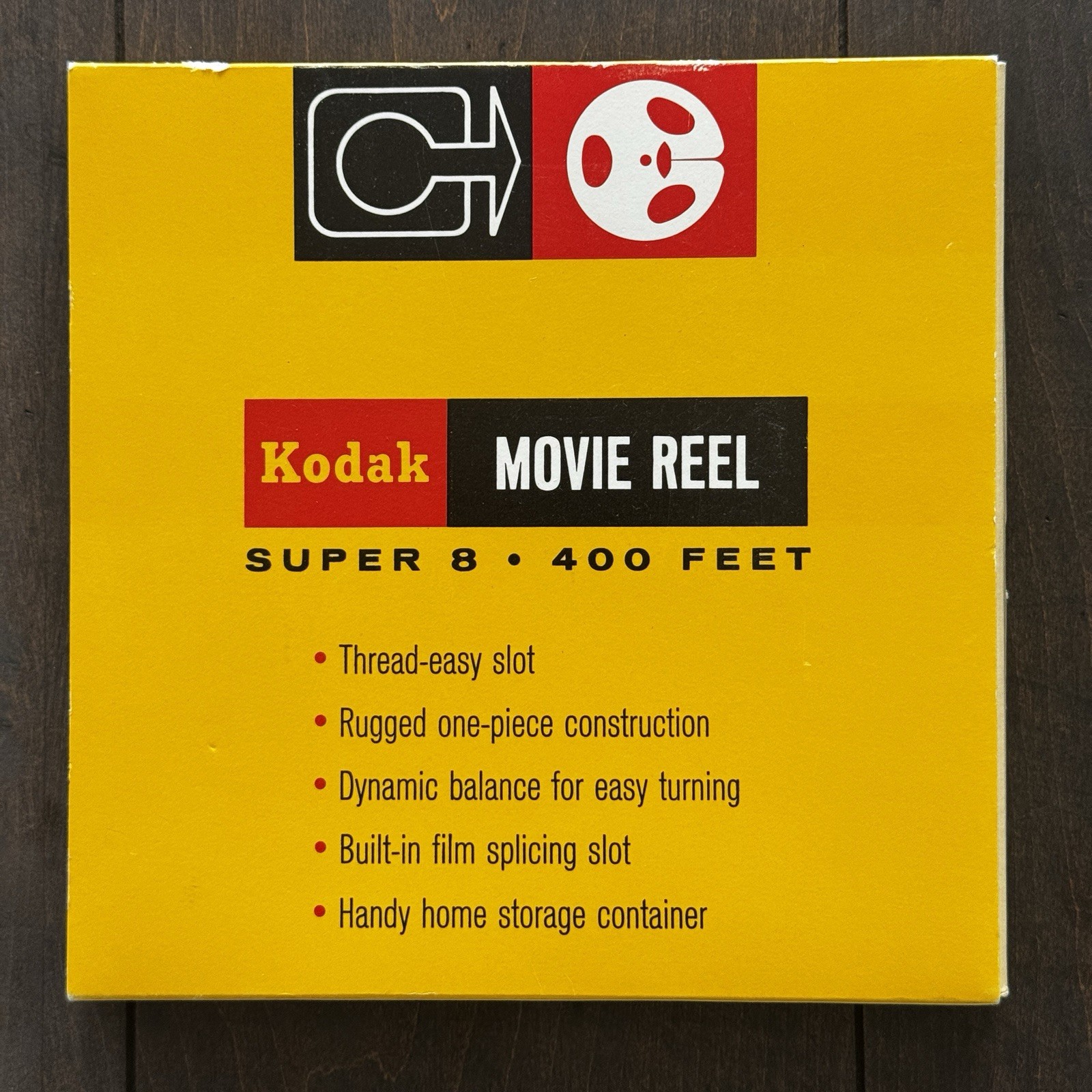 Vintage KODAK Super 8-400 Feet Movie Reel NOS – Excellent