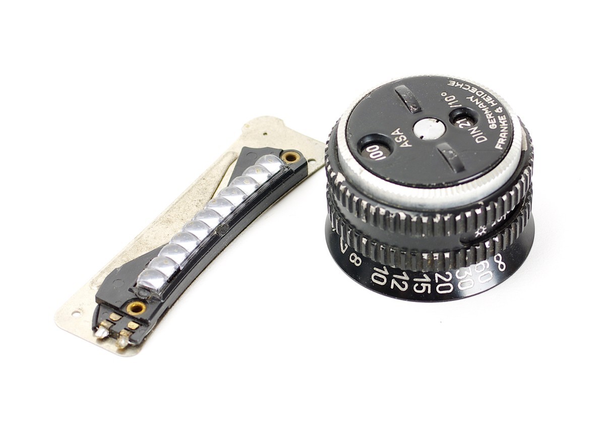 Rolleiflex Focusing Focus Knob for TLR MX + Light Meter Sensor Unit