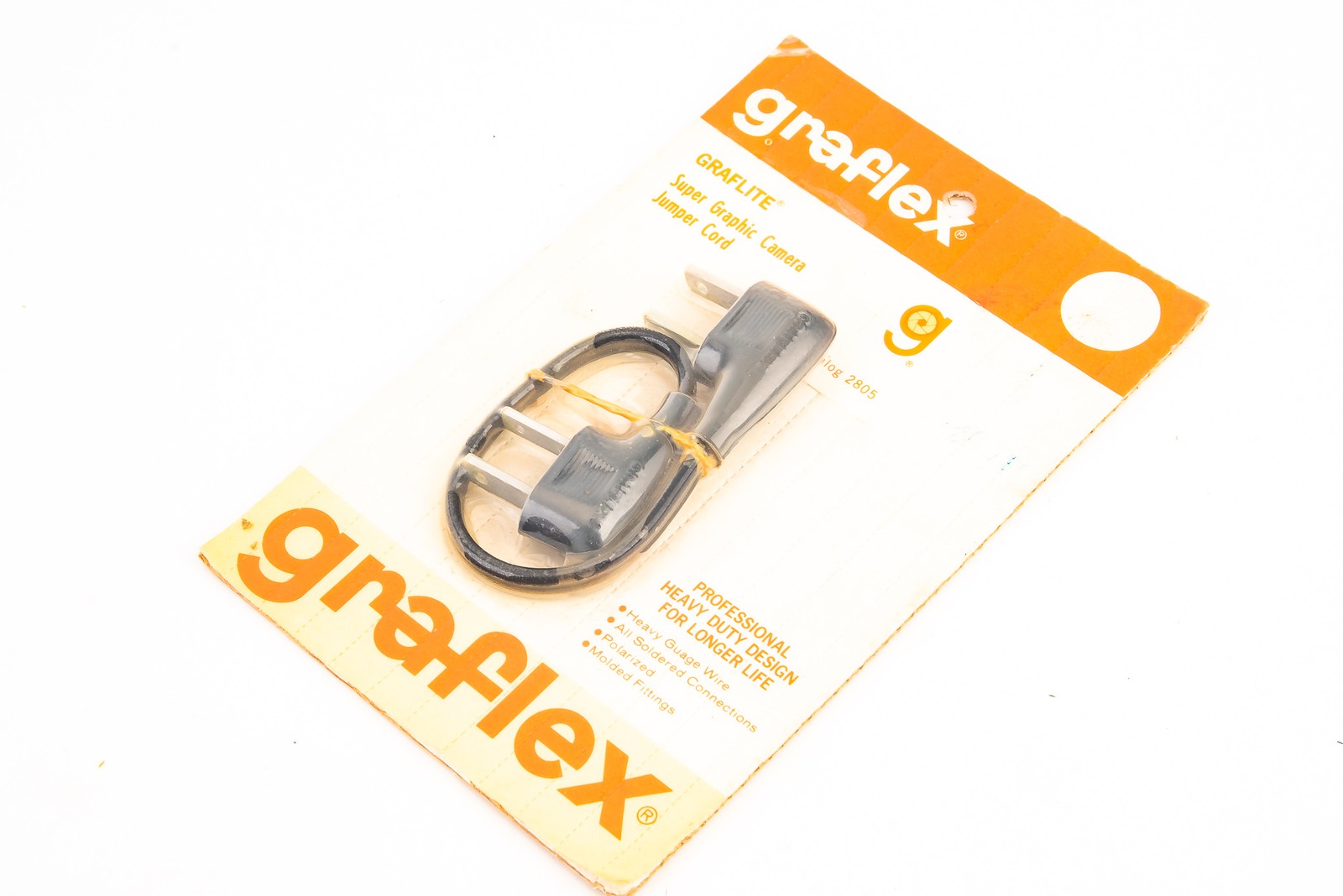 Graflex Graflite Super Graphic Camera Jumper Cord Cat # 2805 NEW OLD STOCK V21