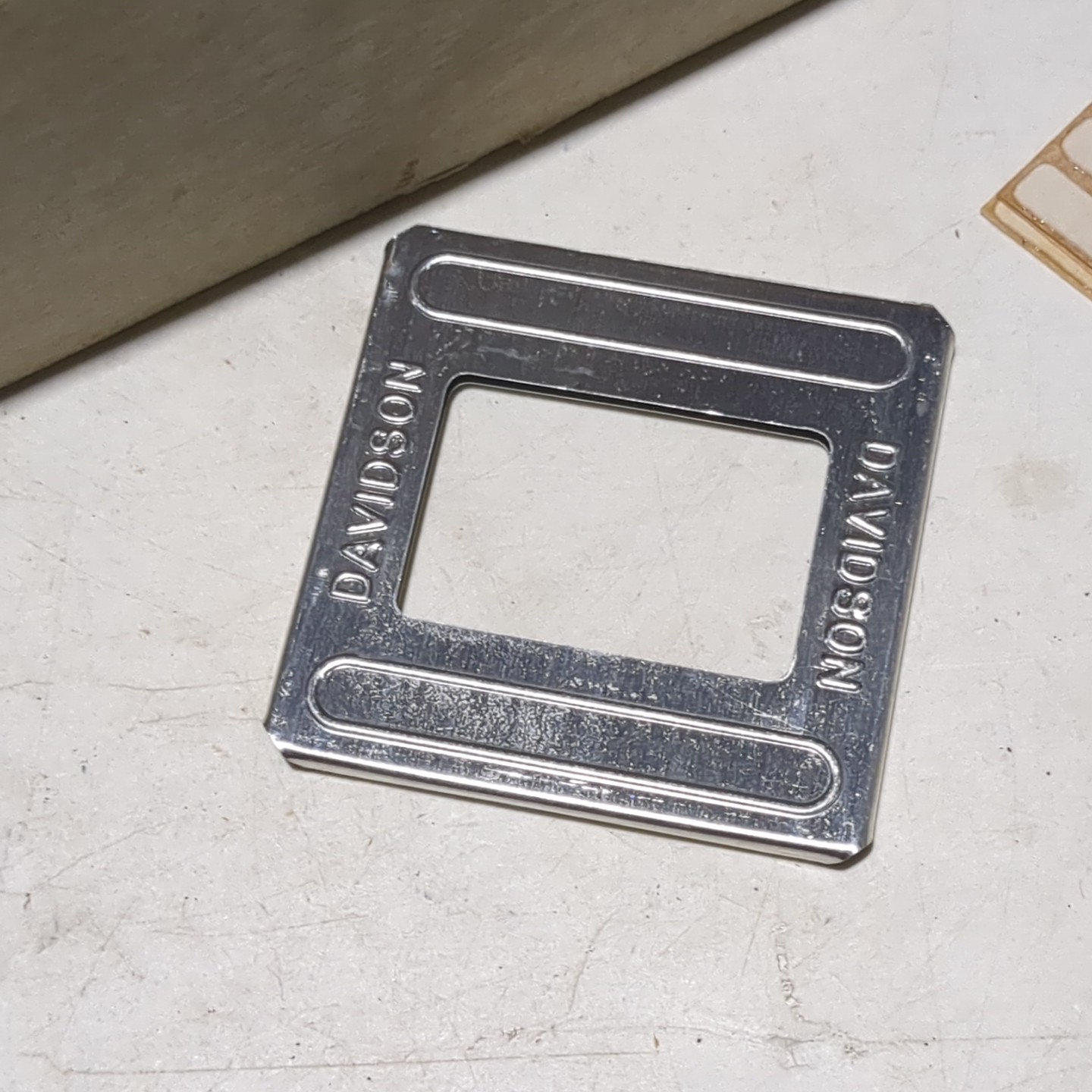 Vintage Davidson Star D Metal Slide Binders 2×2” 35mm Slides NOS