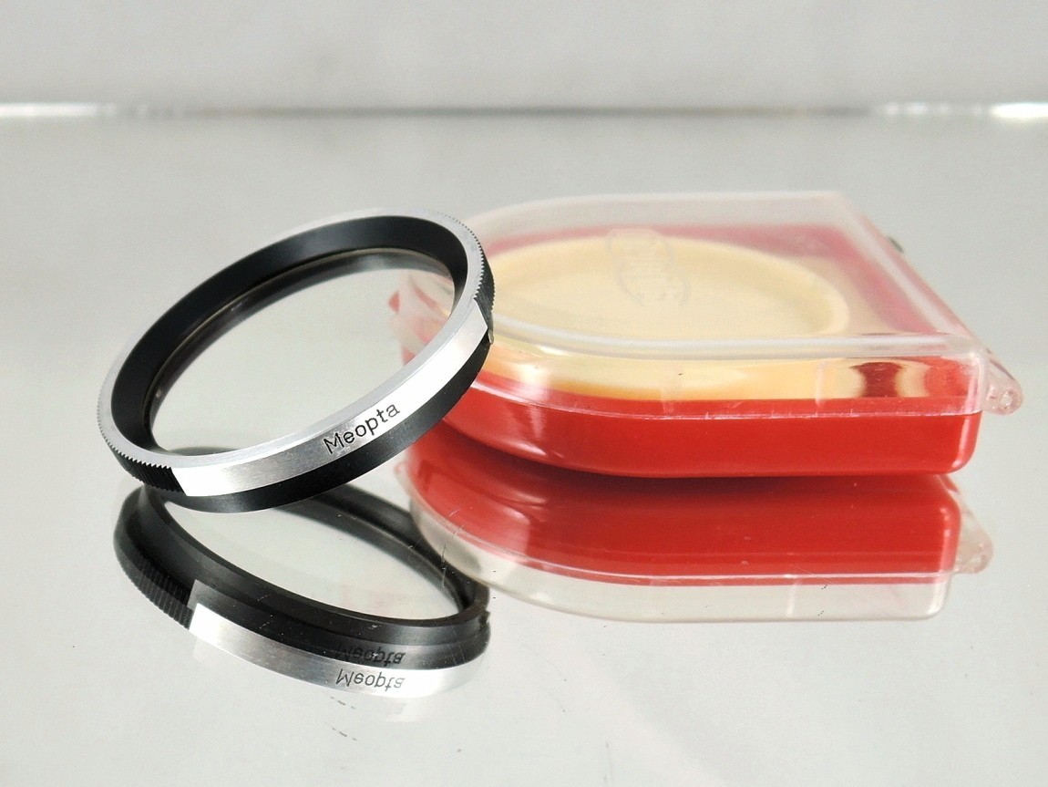 Flexaret UV B36 Filter Meopta Accessories Bayonet RARE + red plastic box.