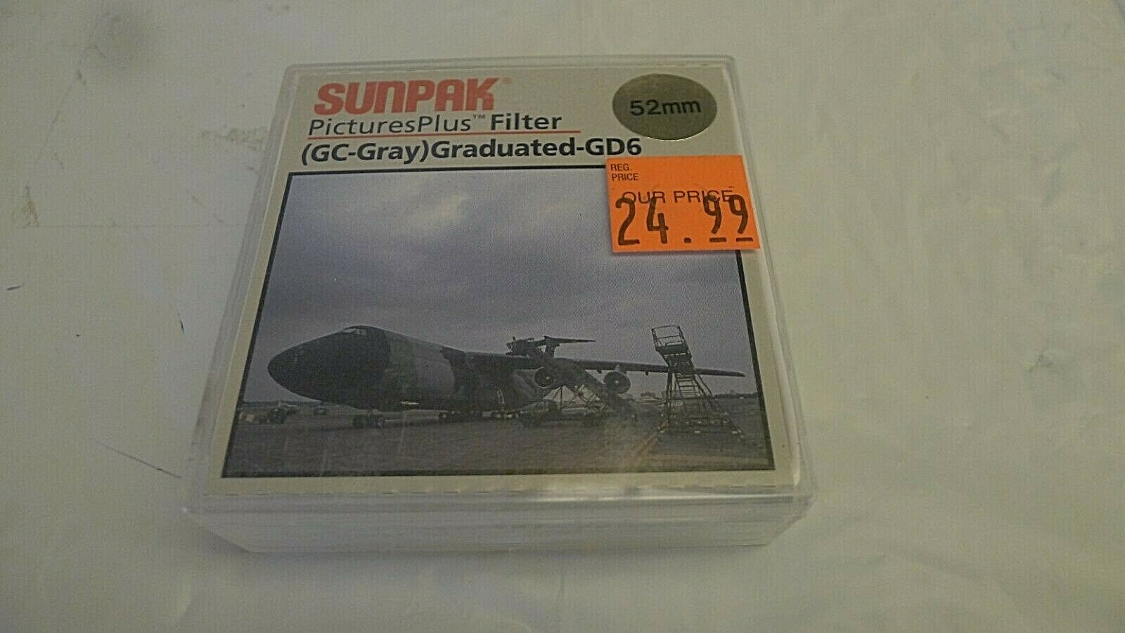 Sunpak 52mm GC-Gray Graduated GD6 Filter +Protective Case – Japan