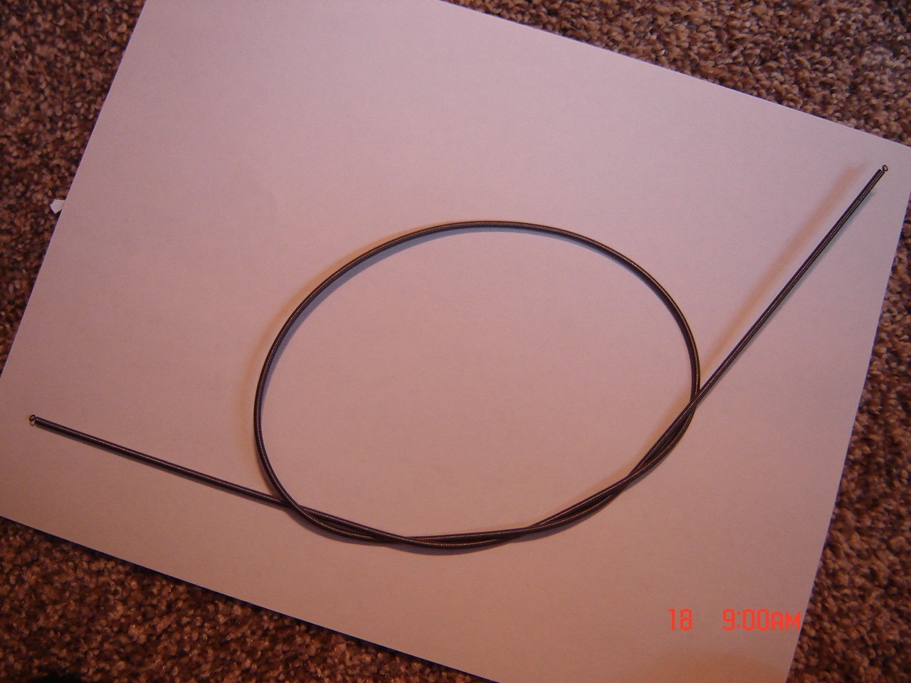 16mm Bell & Howell 302,385,398,399 FRONT ARM Wire-Spring Projector Belt,New Belt