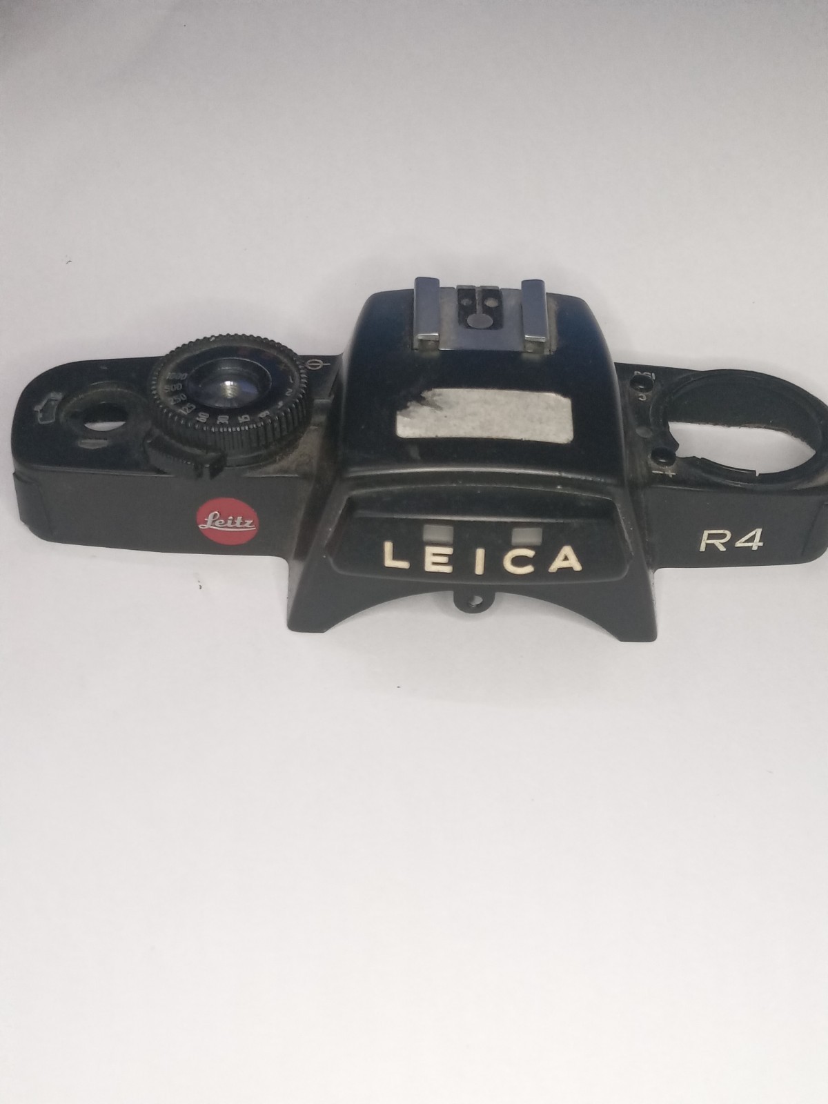 Leica R 4 Film SLR Camera Black Top Plate, Original Spare Part