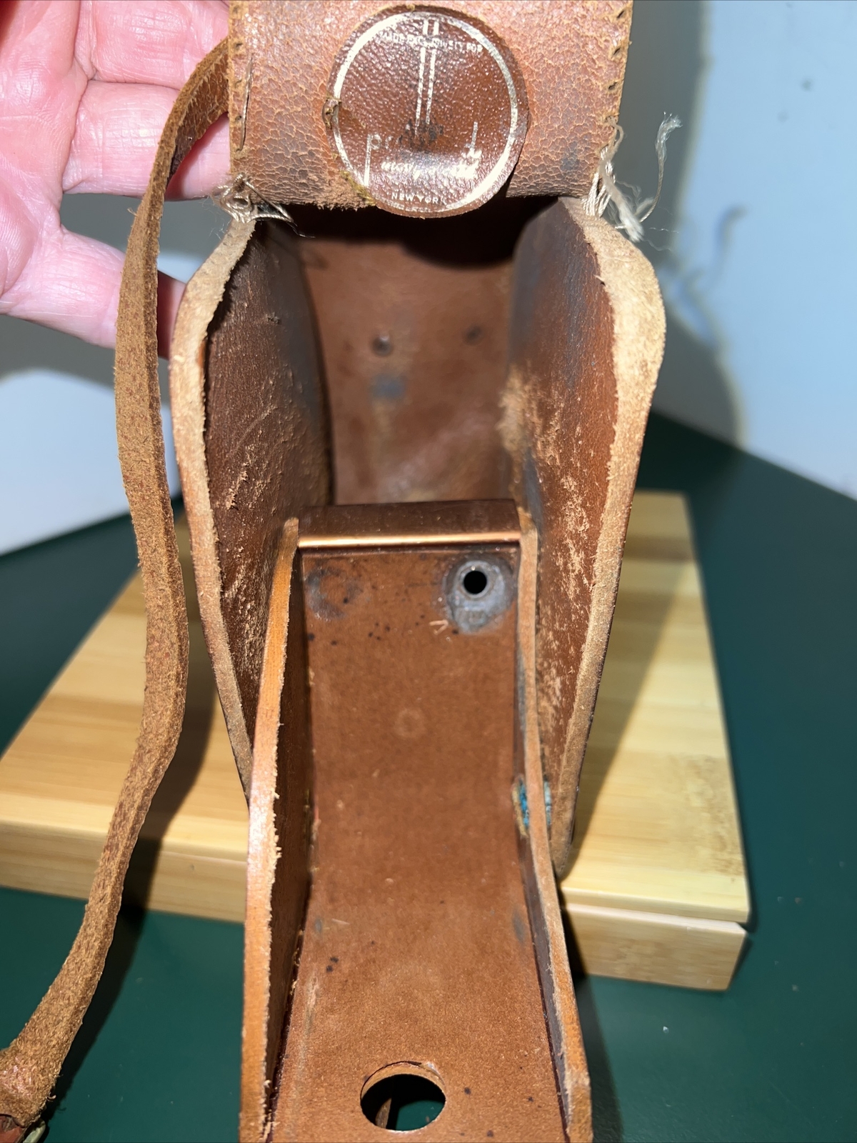 Paillard Bolex C-85 Genuine Camera Case Brown Leather