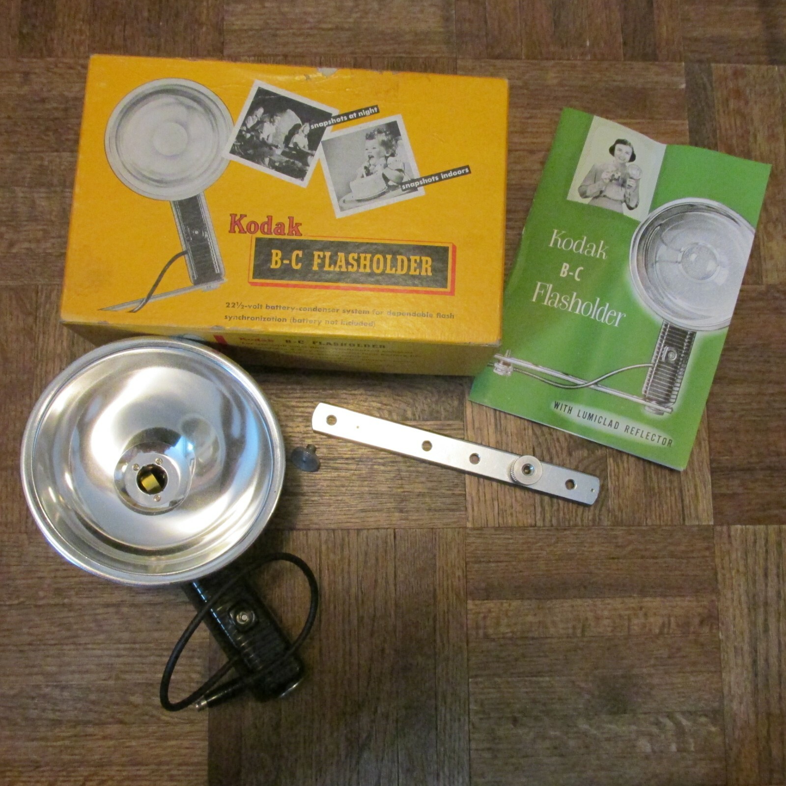 Vintage Kodak B-C Flasholder with Original Box Photography