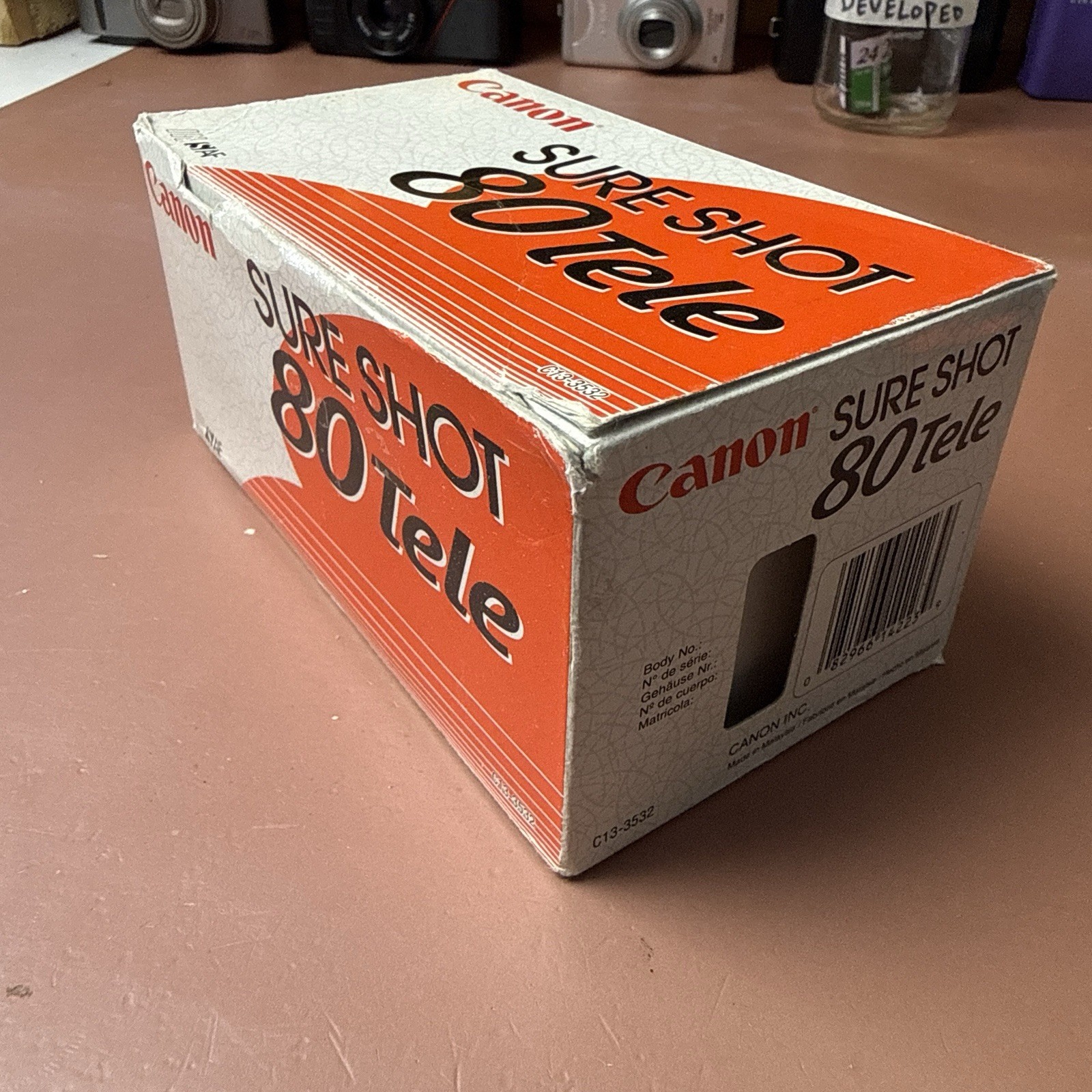 Canon Sure Shot 80 Tele Film Camera BOX ONLY