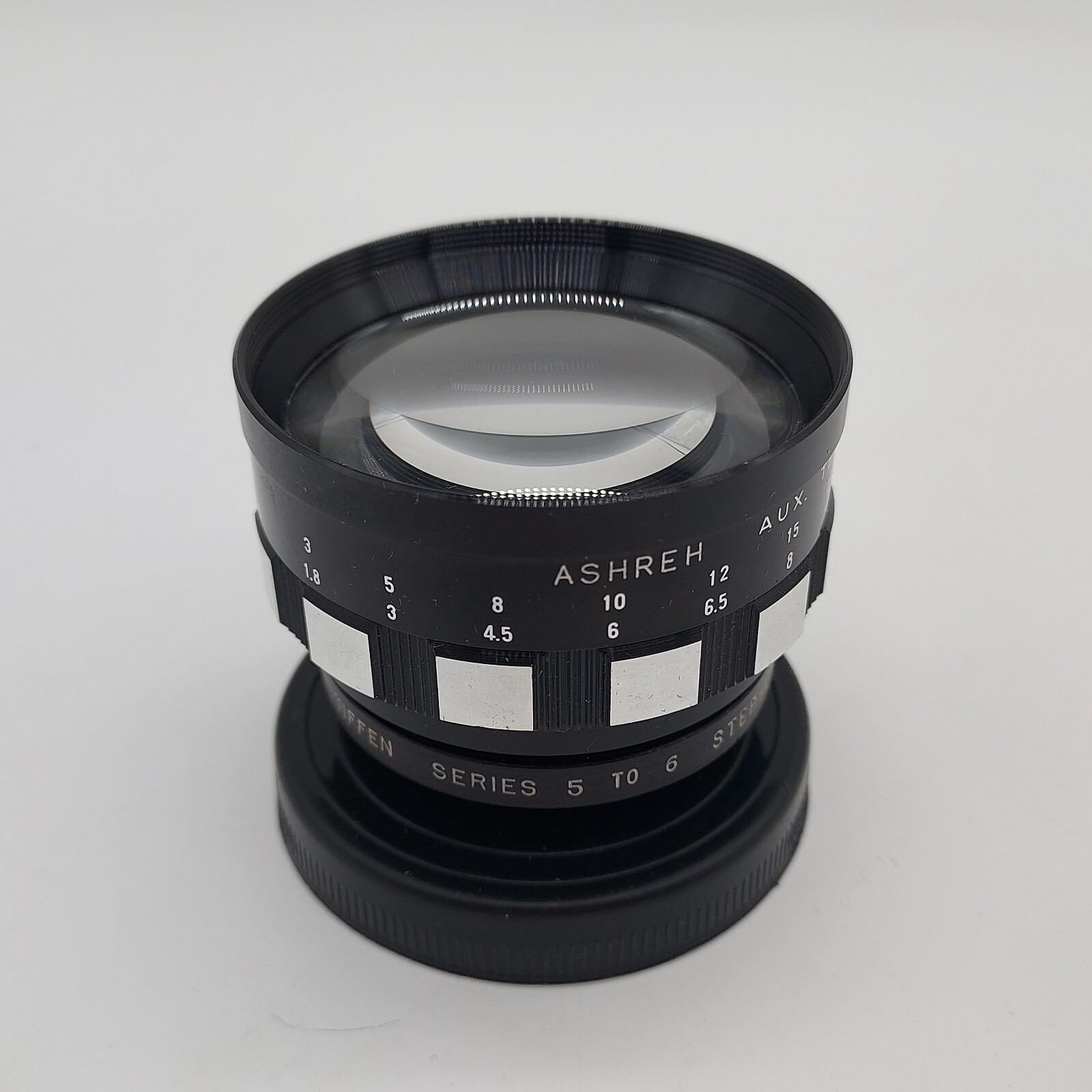 Vintage Ashreh Camera Setting Telephoto Lens W Tiffen Adapter Ring Series 5