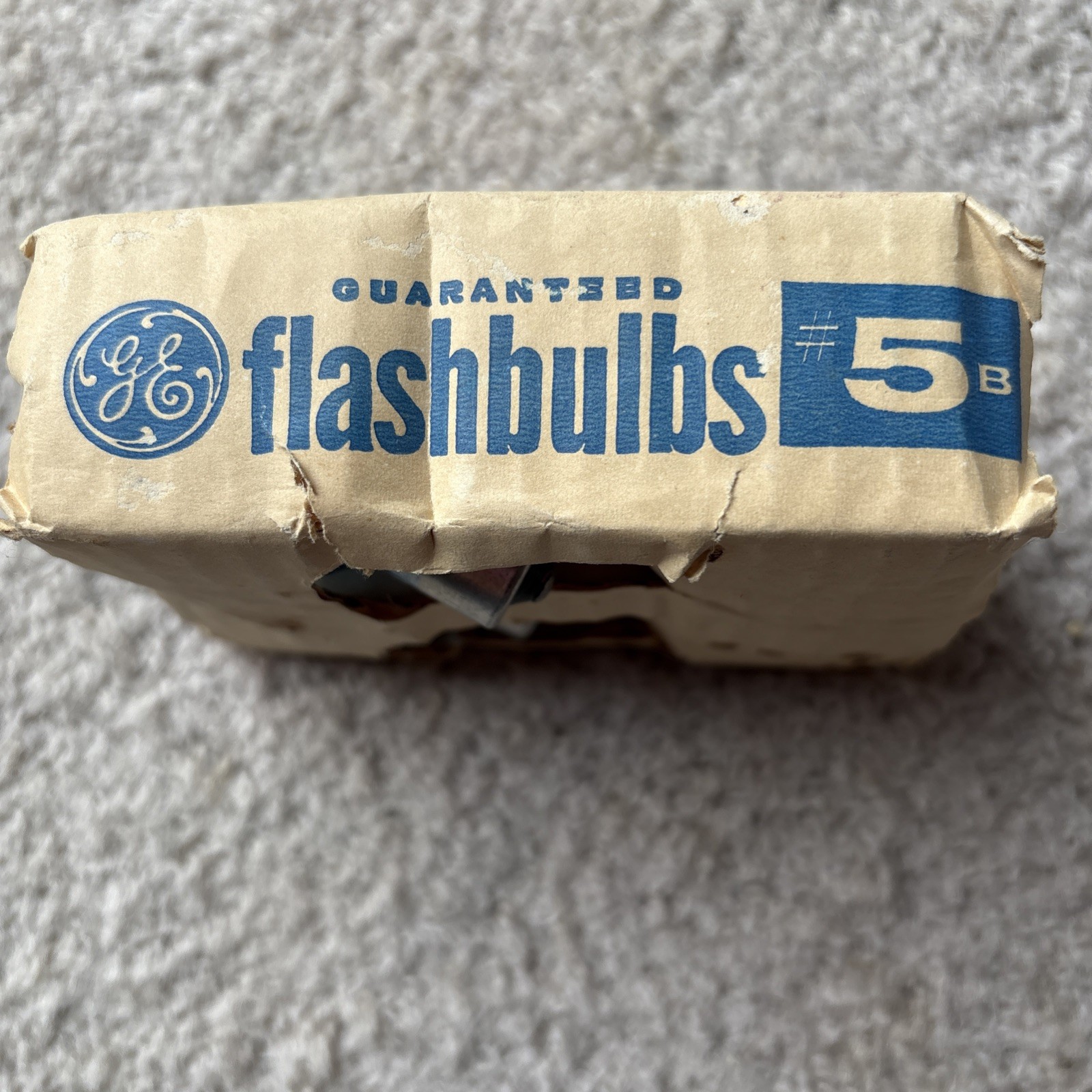 Vintage GE Flashbulbs #5B in Original Box Of 4