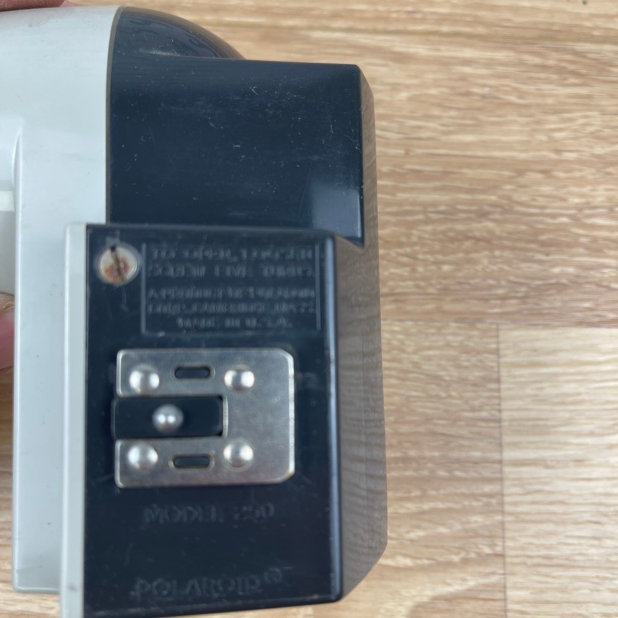 Polaroid Wink-Light Model 250 Vintage Camera Flash Attachment Grey Black USA