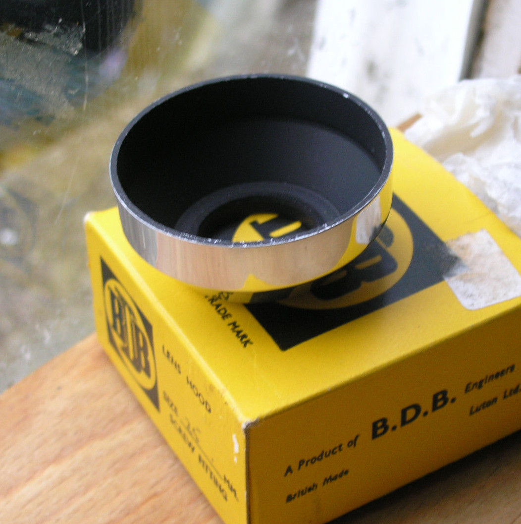 E25 25mm screw in lens hood shade aluminium UK make