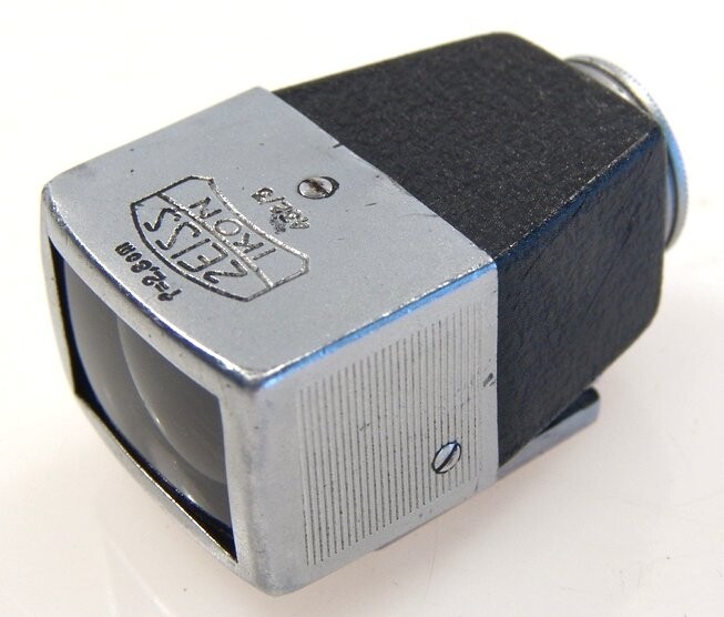 ZEISS IKON 432/3 CAMERA VIEW FINDER 2.8cm BLACK NICKEL RARE ATTACHMENT f=28mm NR
