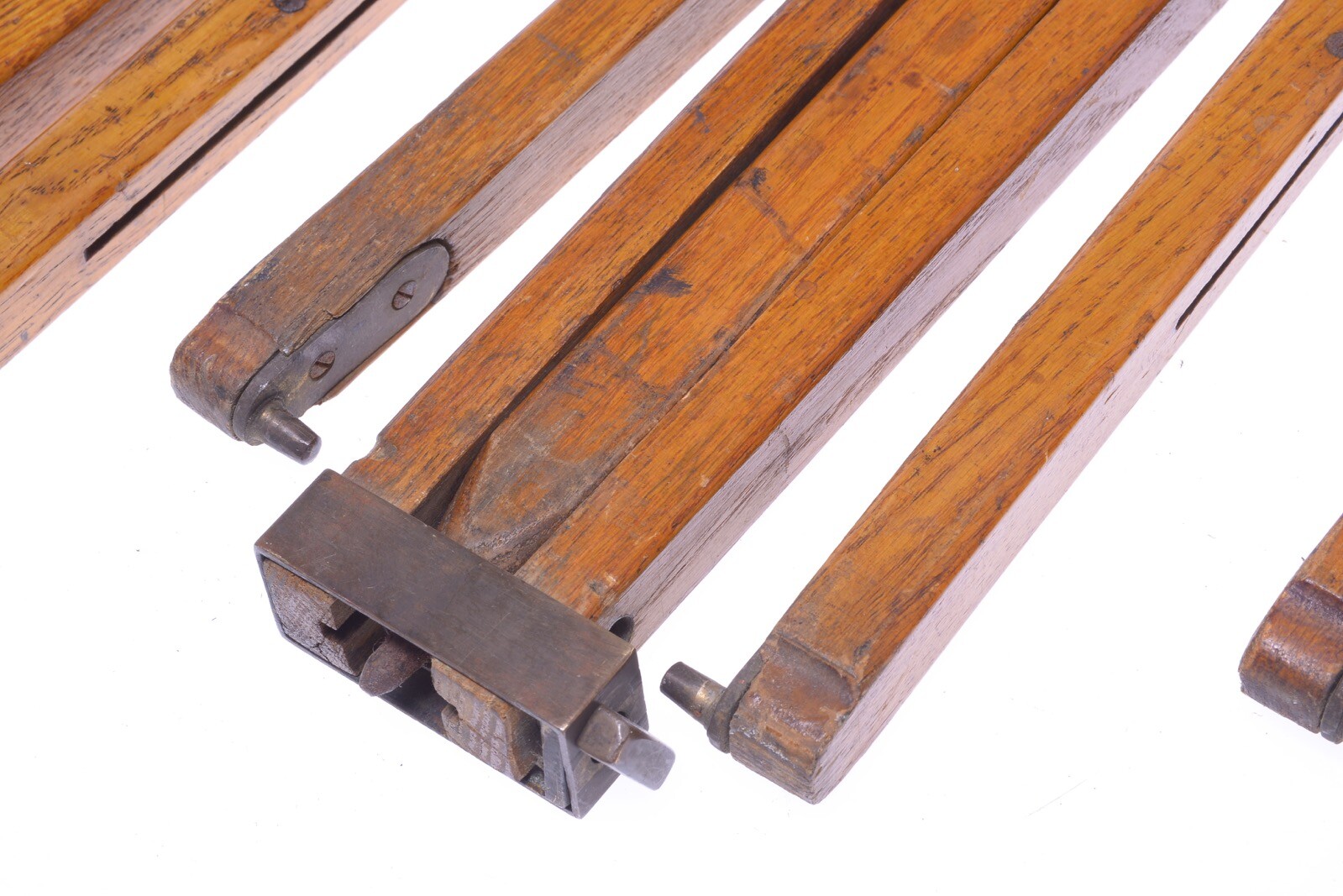 ✅ ANTIQUE WOOD TRIPOD 144CM, 56.69″ THORNTON? ROSS? LANCASTER? FIELD CAMERAS