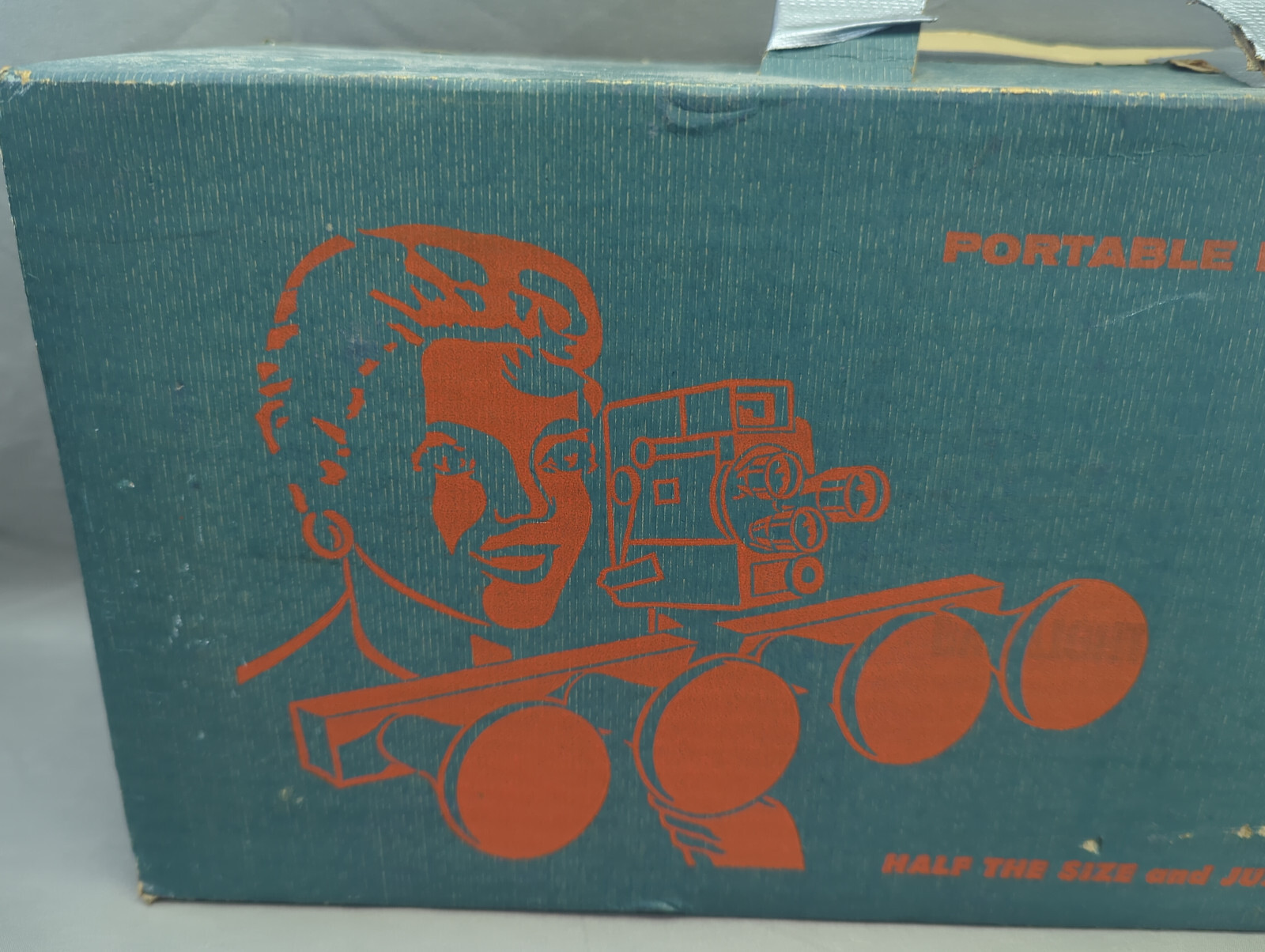VINTAGE 1950s THEATRE PHOTOGRAPHY LIGHTING AREL PM4 COMPACT 18″ LIGHT BAR 4 BULB