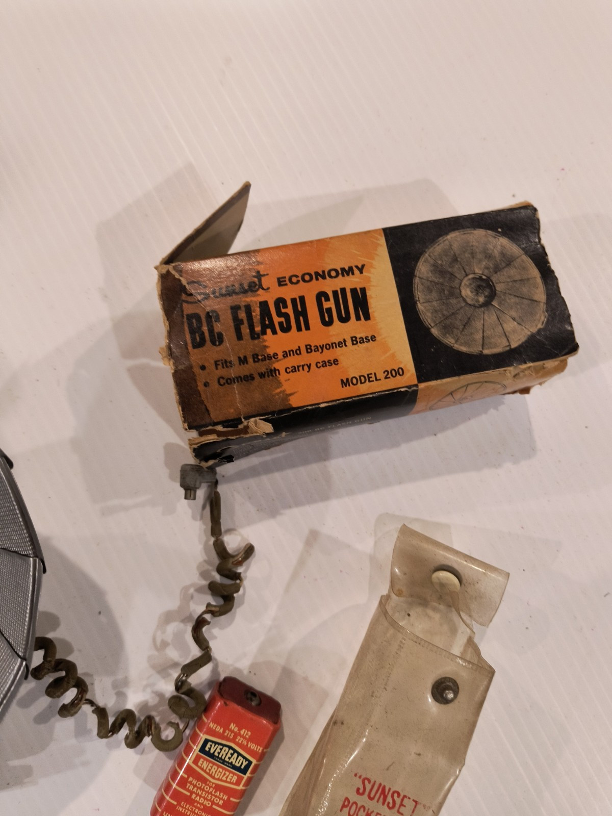 Vintage Sunset Folding Pocket Camera Flash Photography – Parts Only