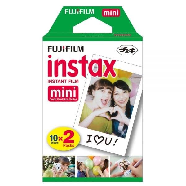 INSTAX Mini Instant Film White for Mini 8,9,11,12 Cameras w/Quality Photo Mic…
