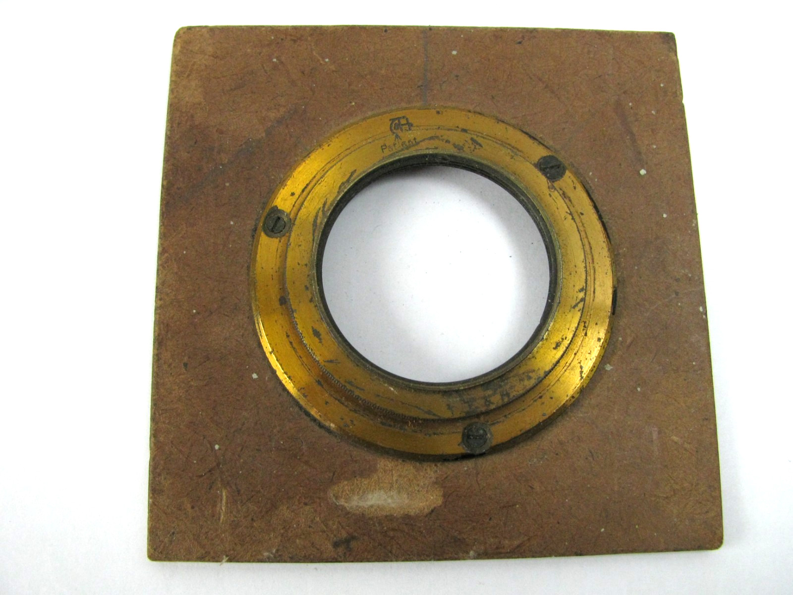 ANTIQUE BRASS FLANGE 37MM SCREW THREAD LENS PART