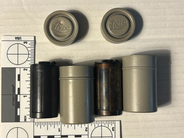 Vintage – Leica Leitz Reloadable Z Brass 35mm Film Spool Cassette W/ C
