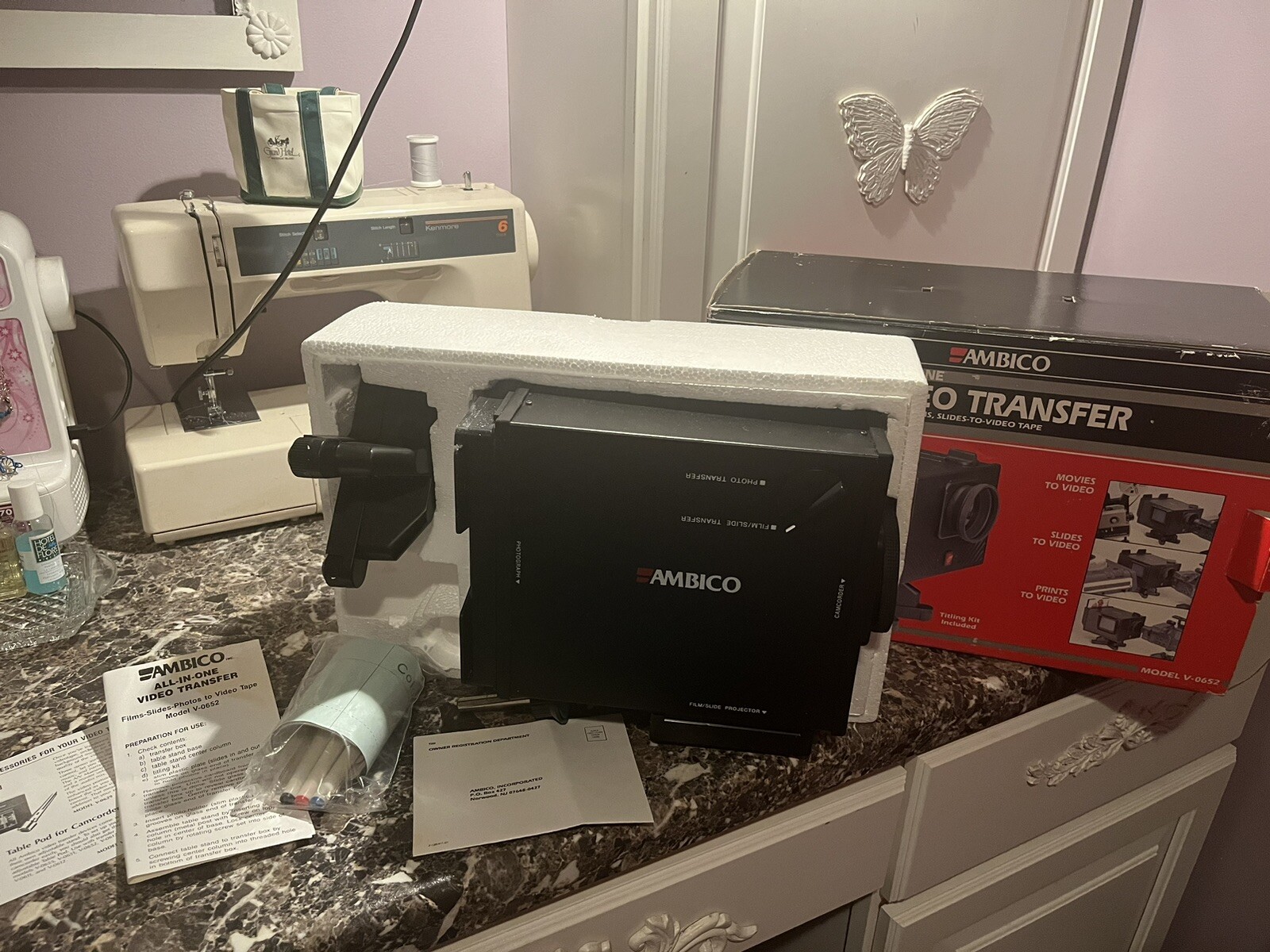 Ambico All-in-One Video Transfer V-0652 Photos Films Slides Electronic New In Bx