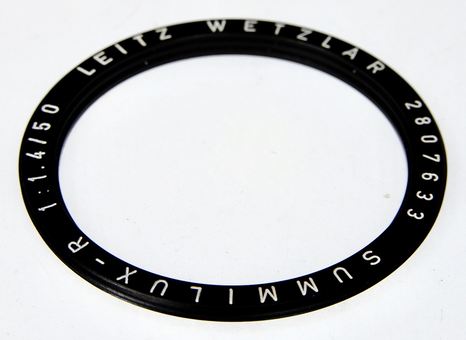 Leica Name Plate for 1st version 50mm f1.4 Summilux-R ………… MINT