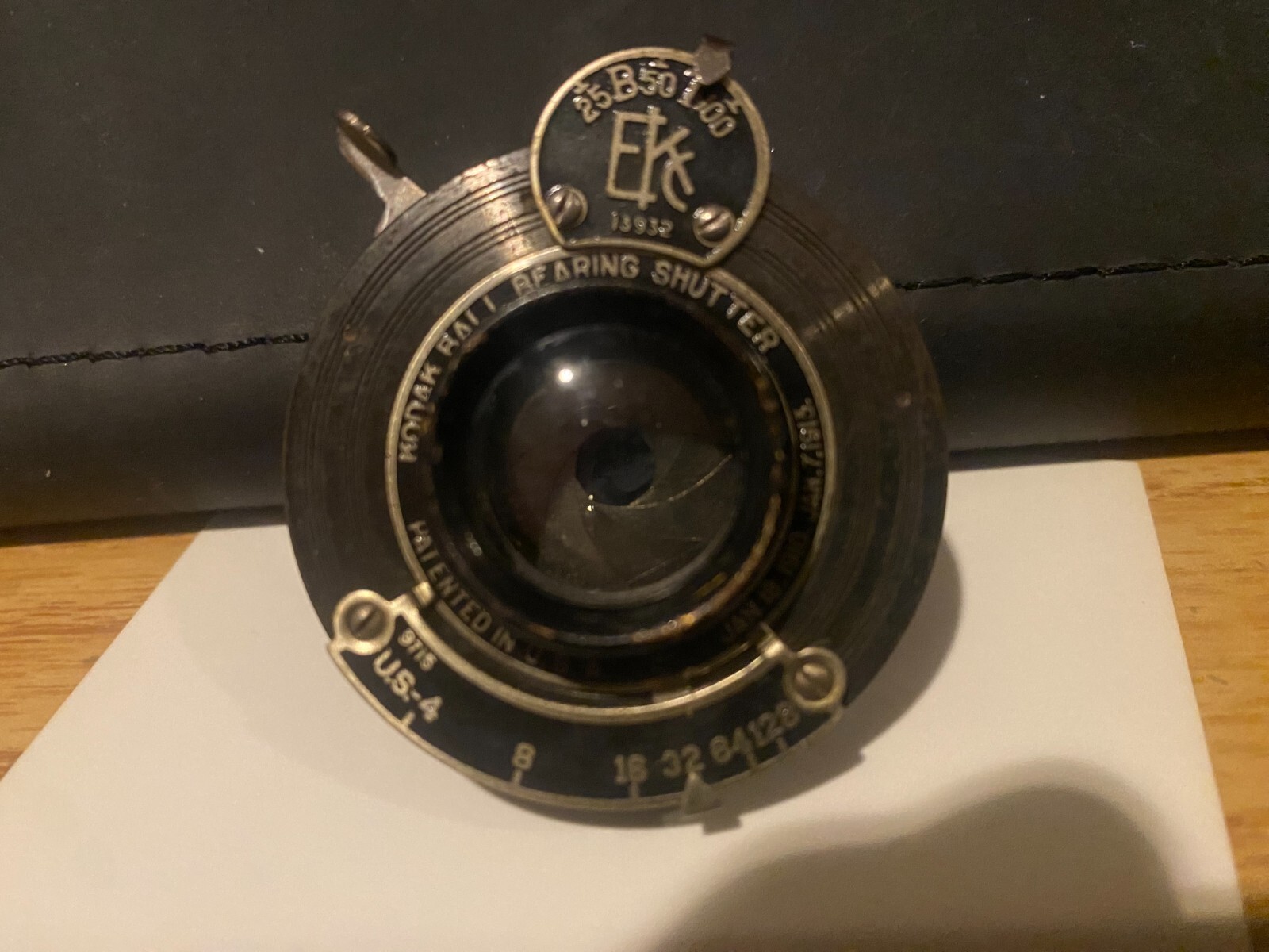 Kodak Antique Ball Bearing Shutter with Bausch & Lomb Rectilinear lens.
