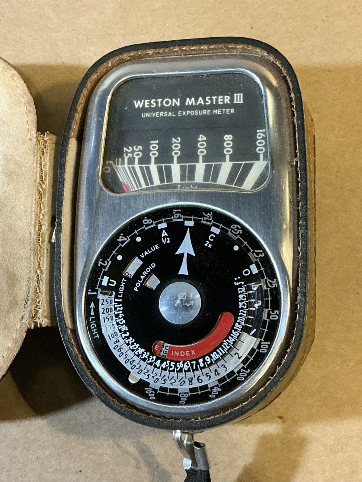 Vintage Weston Master III Universal Exposure Meter As Is INV-AT26