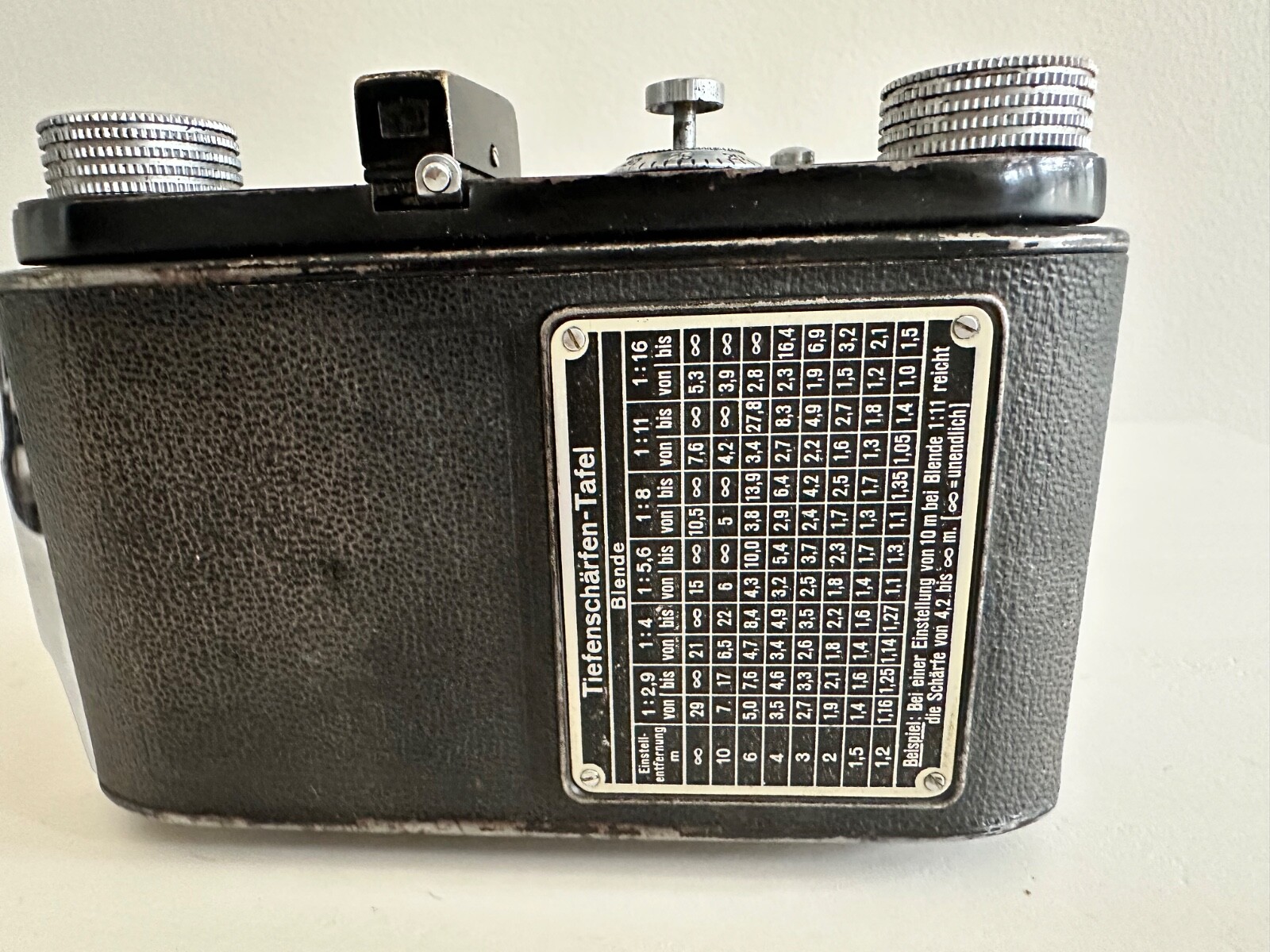 Rare WWII Welta Weltix Compur Munchen Cassar Camera & Leather Case