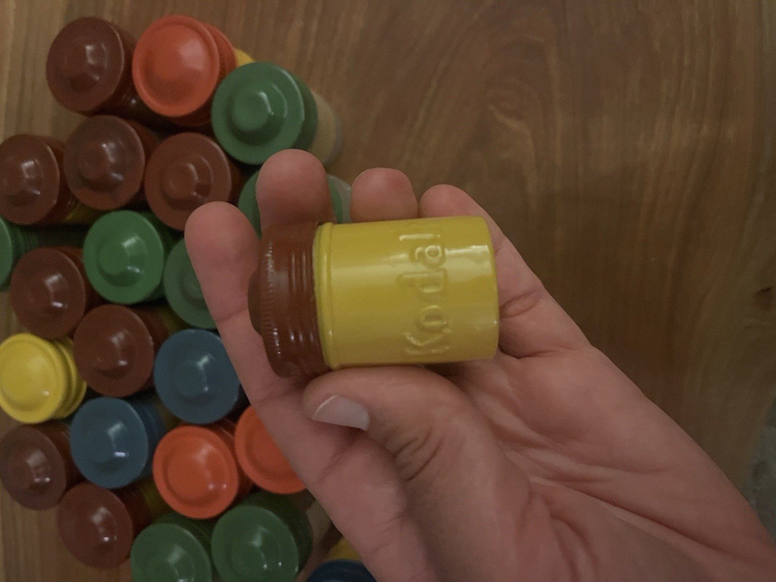 Kodak Vintage Metal Film Canisters – Colorful Lot of 24