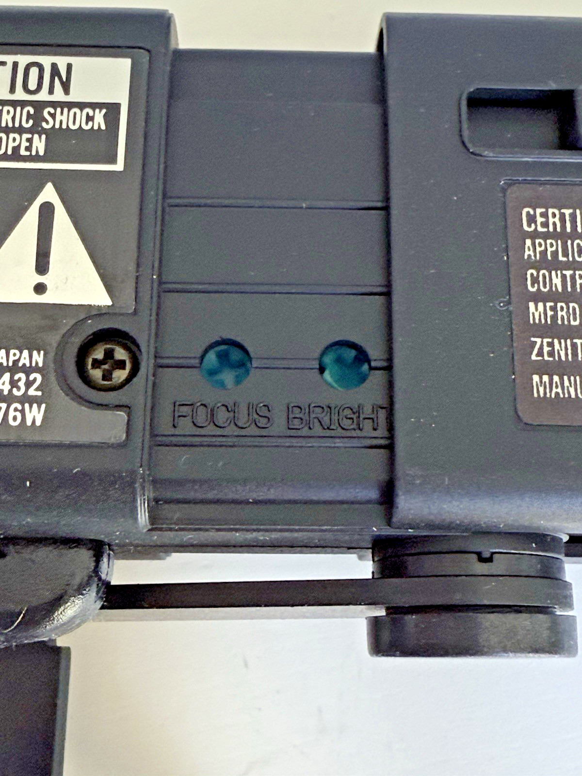Vintage ZENITH VM7000 Electronic Viewfinder – Model VAC432 View Finder