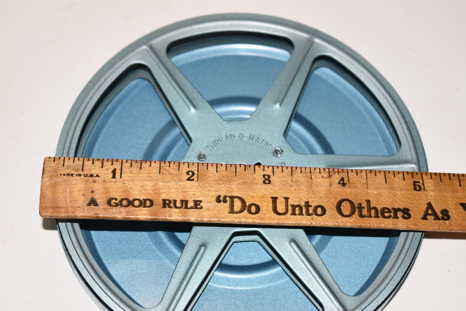 Vintage Kmart 8mm 200 Ft 5 Inches Metal Movie Reel with Metal Case