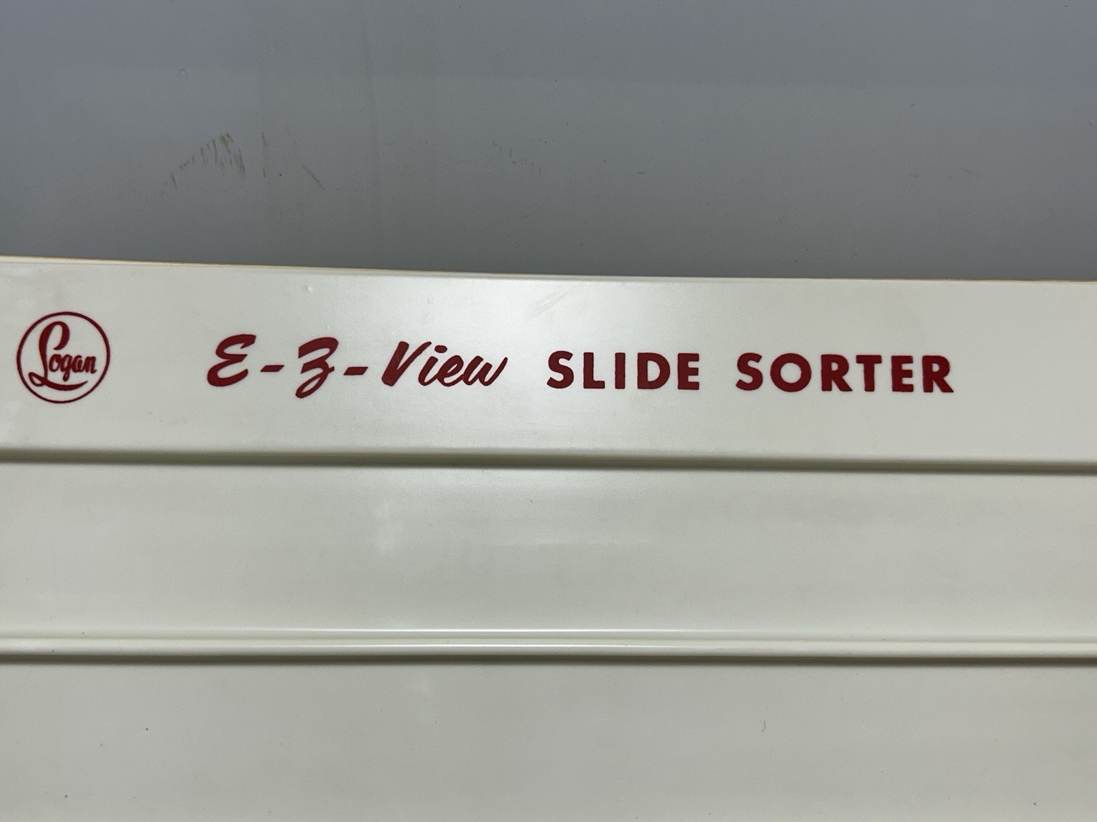 VINTAGE LOGAN ILLUMINATED SLIDE SORTER E-Z VIEW ORIGINAL BOX AND LIGHT 1055