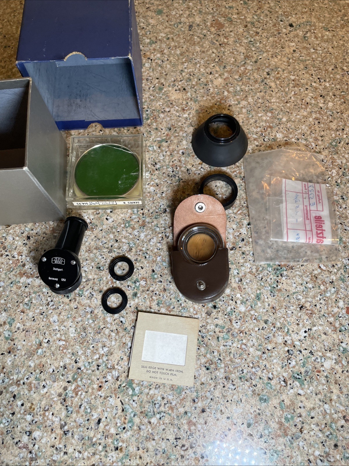 Vintage Zeiss Ikon Etc Photography Items Lot