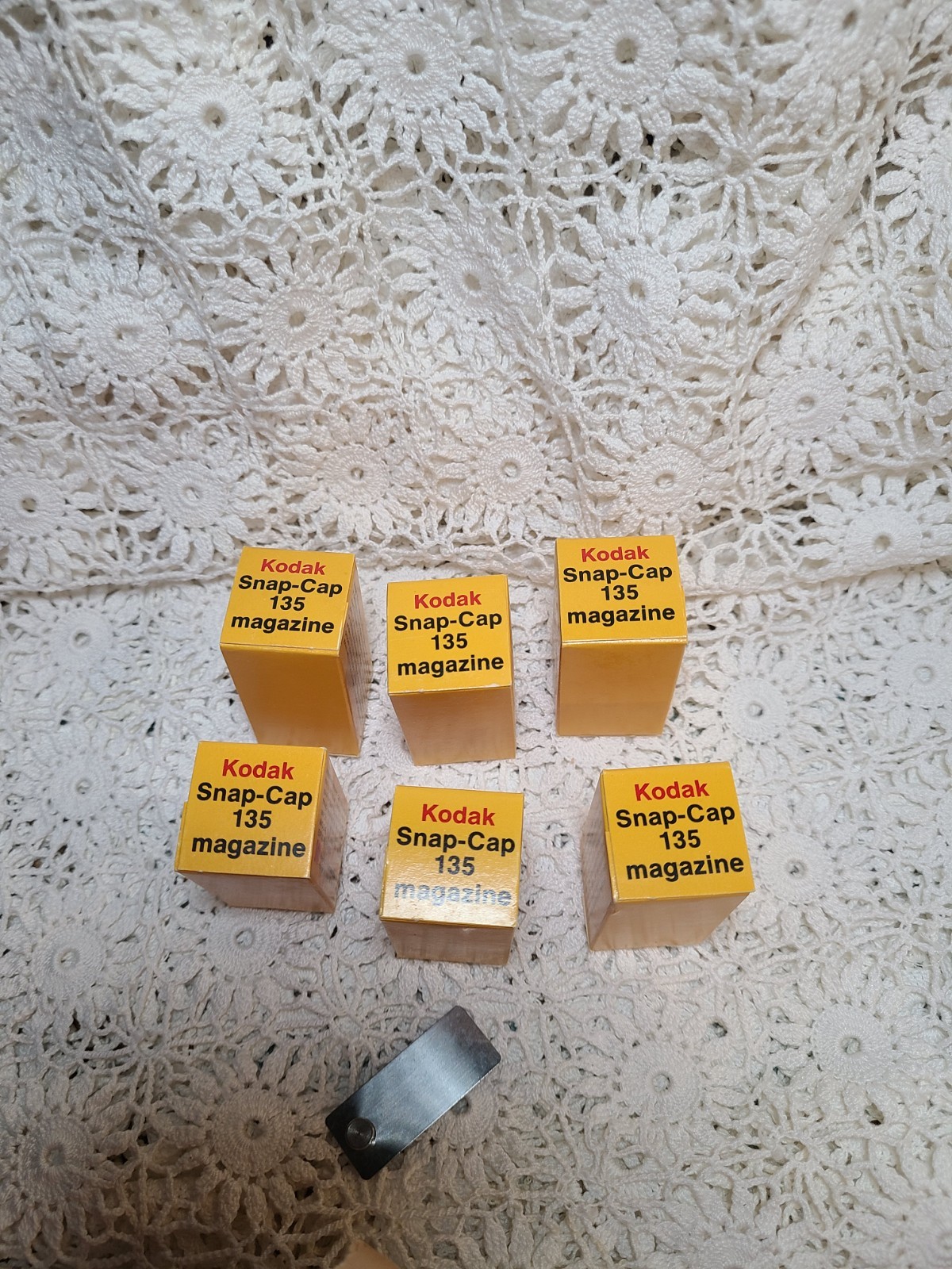 Lot of 6 Kodak Snap-Cap 135 Film Magazine New Old Stock SEALED BOXES