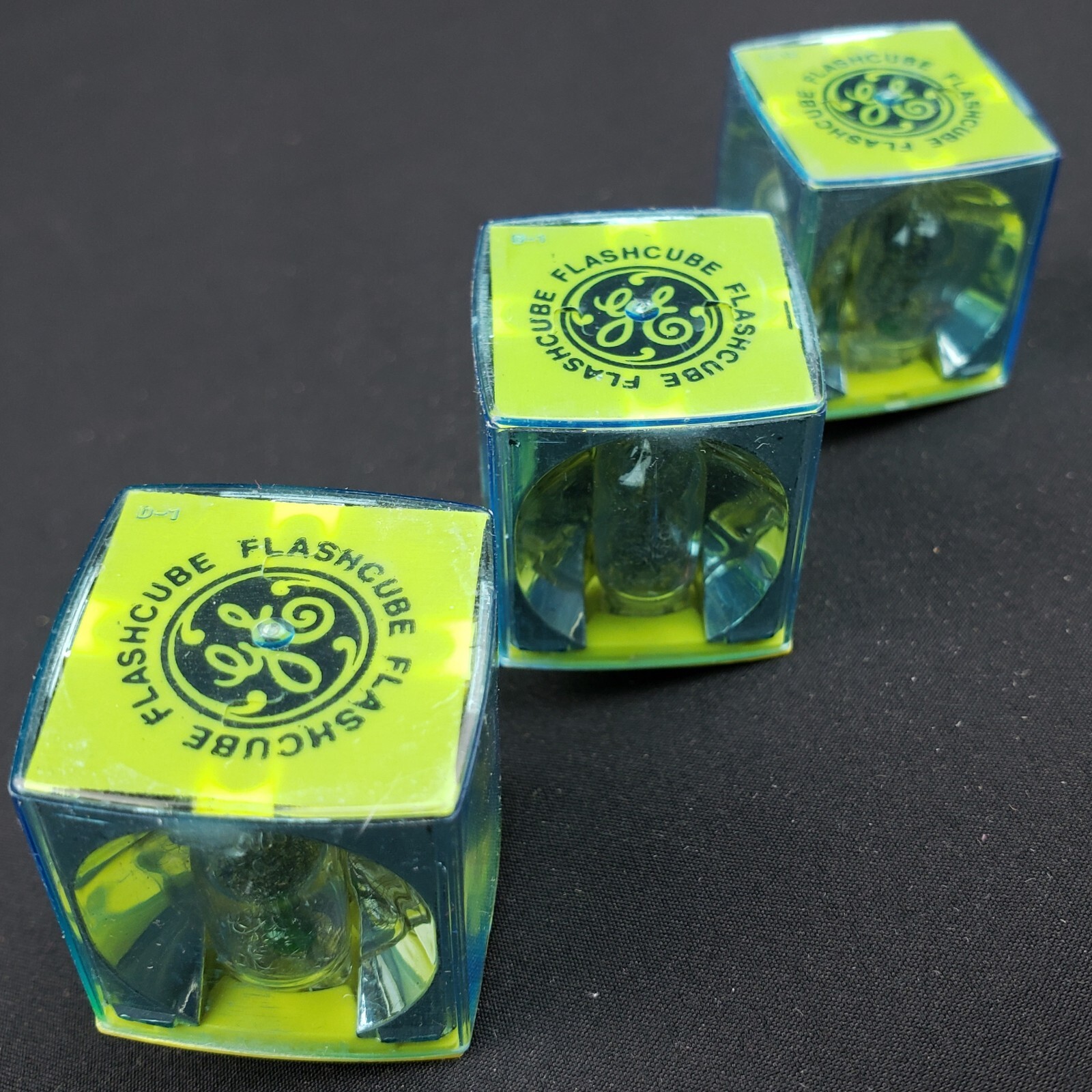 3 Cubes 12 Flash GE General Electric Flashcubes Photo Flash Bulb Camera Flash