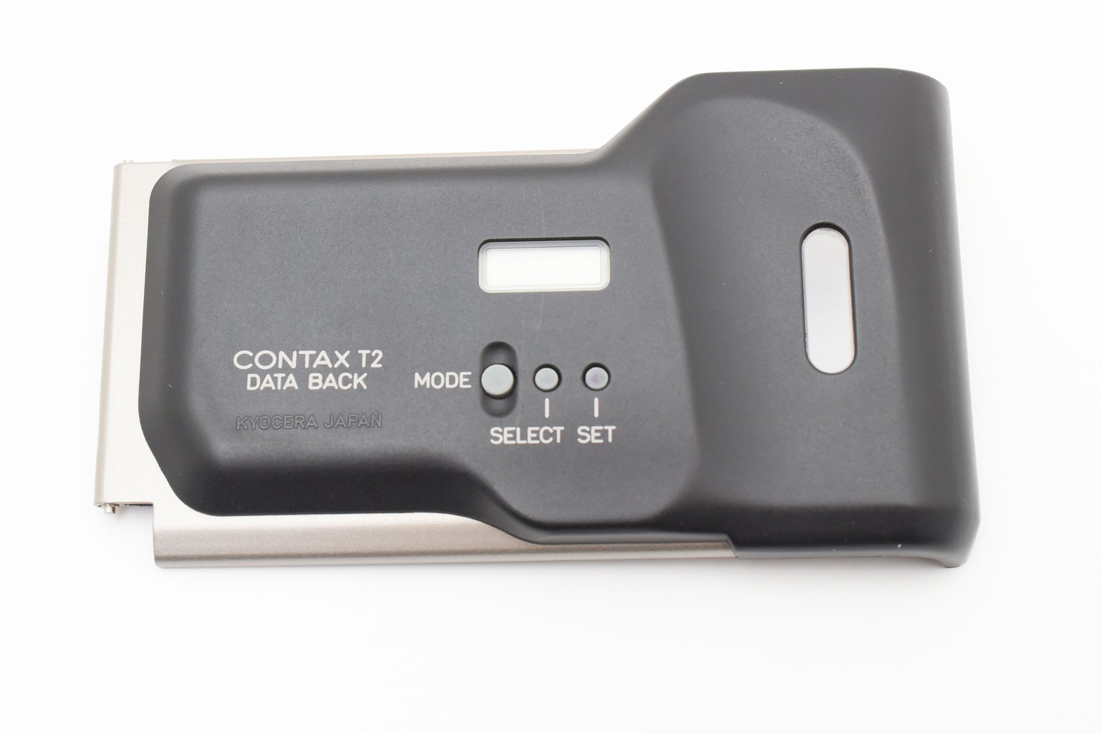 [Top MINT++ with/ Box] Contax T2 Data Back Panel Titan Silver T2D D From JAPAN