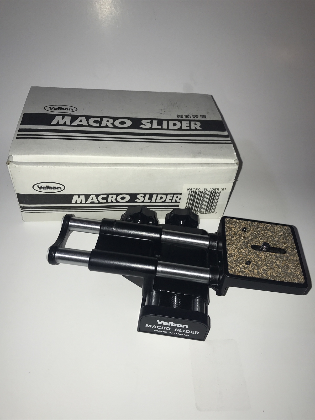 [Top MINT in Box] Velbon Macro Slider Focusing Stage Tripod Head Rail From JAPAN