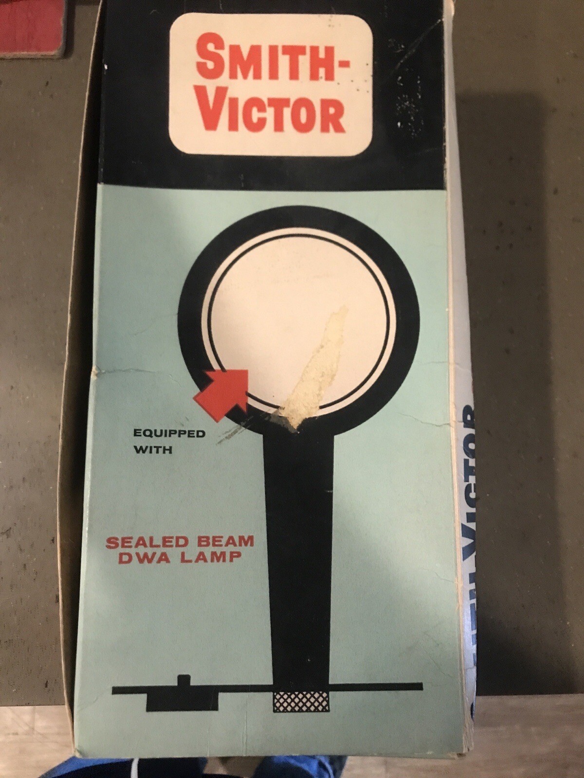 Smith-Victor Model L-5 Compact Movie Light Vintage 1962 Tested Works
