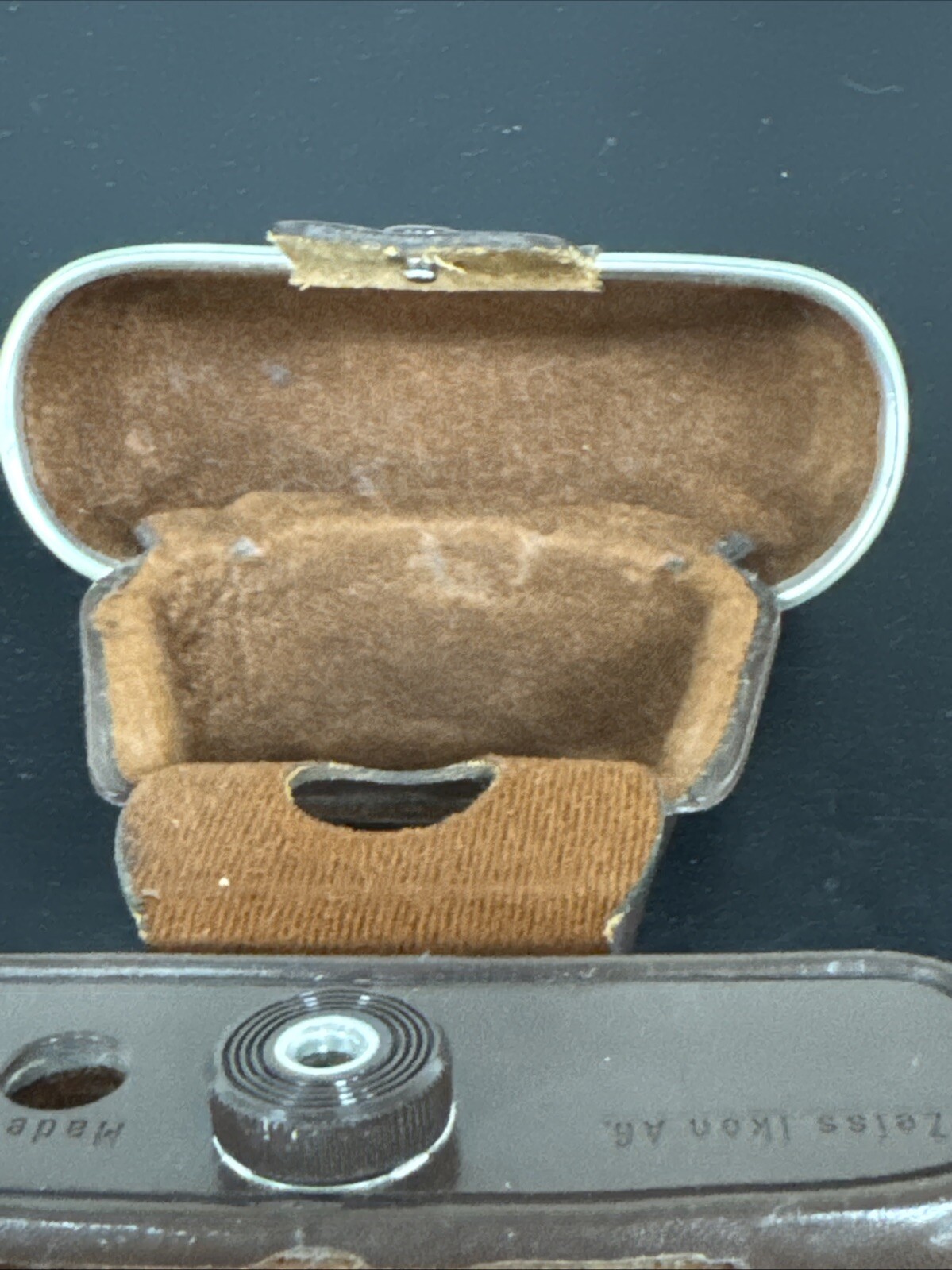 Vintage Zeiss Ikon Brown Leather Case