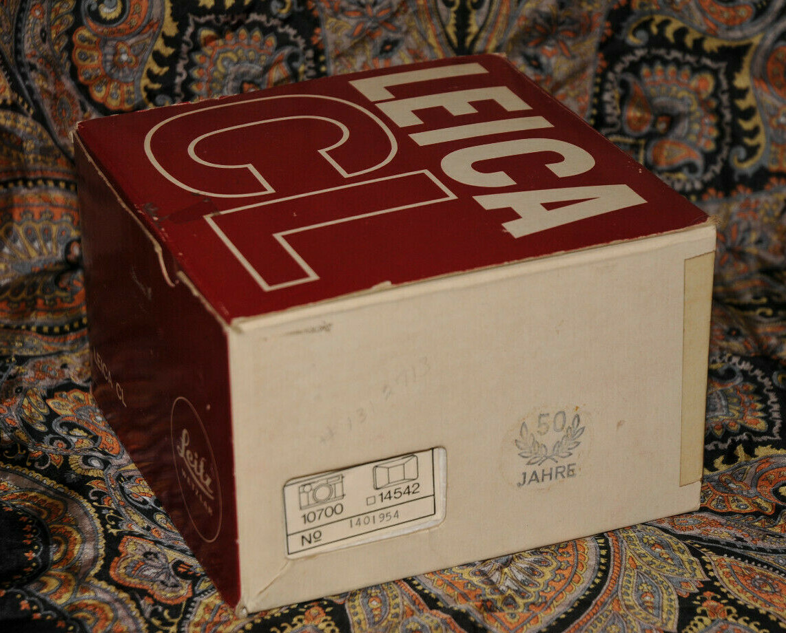 Leica Box only for CL 50th Anniversary & 40 Summicron 1401954