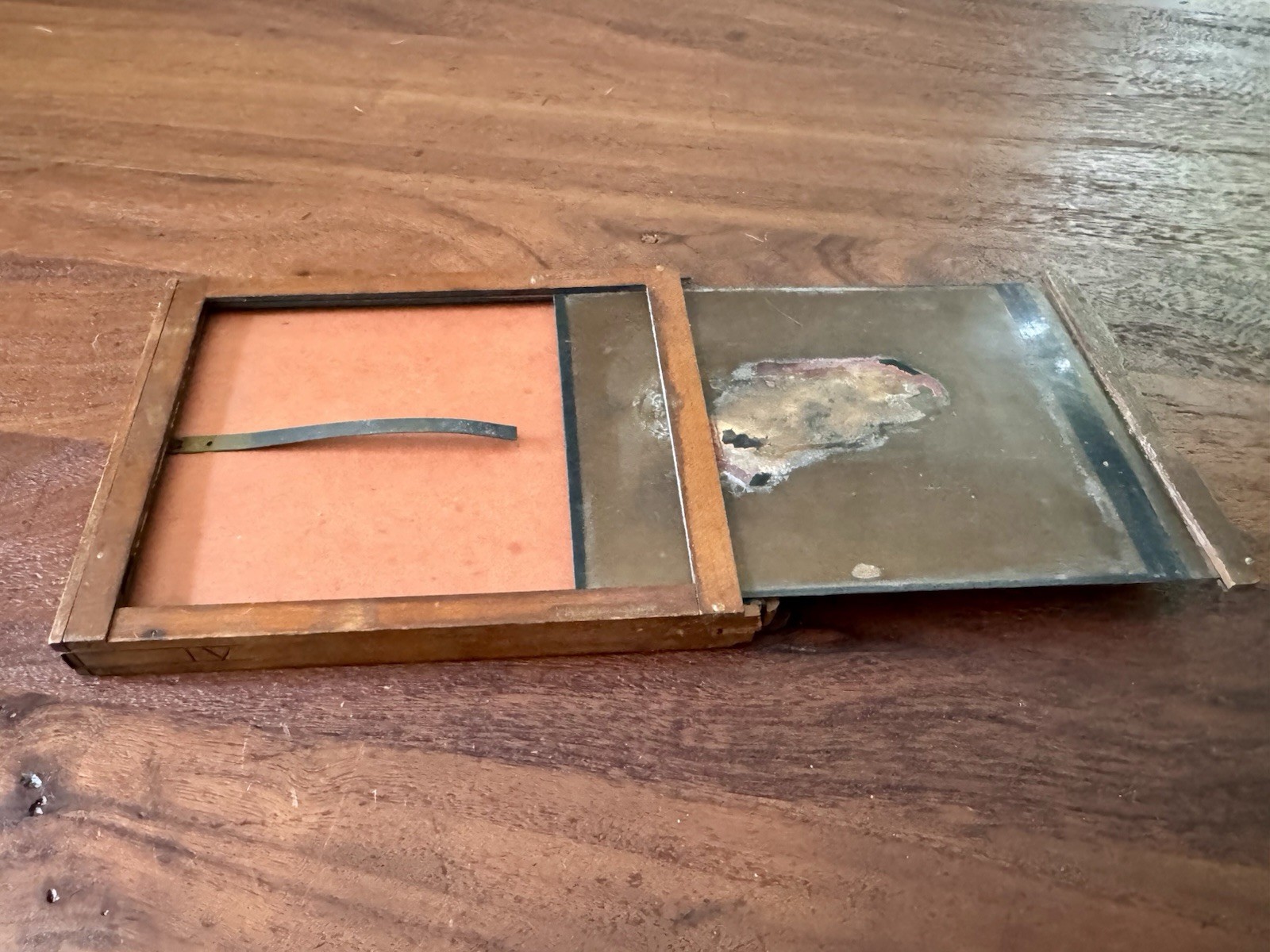 1883 Antique Wooden Camera Film Dry Plate Holder Patent Feb 27 1883