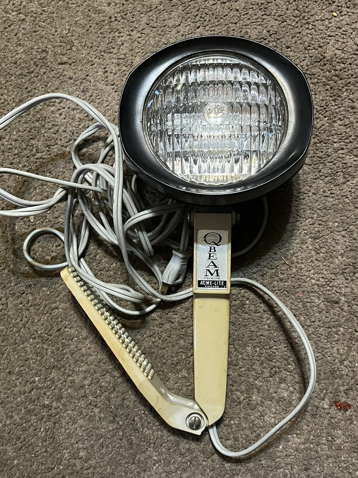 Vintg Movie Production Light- Acme Q Beam Move-E-Lite /Photo Shoot Or Prop WORKS
